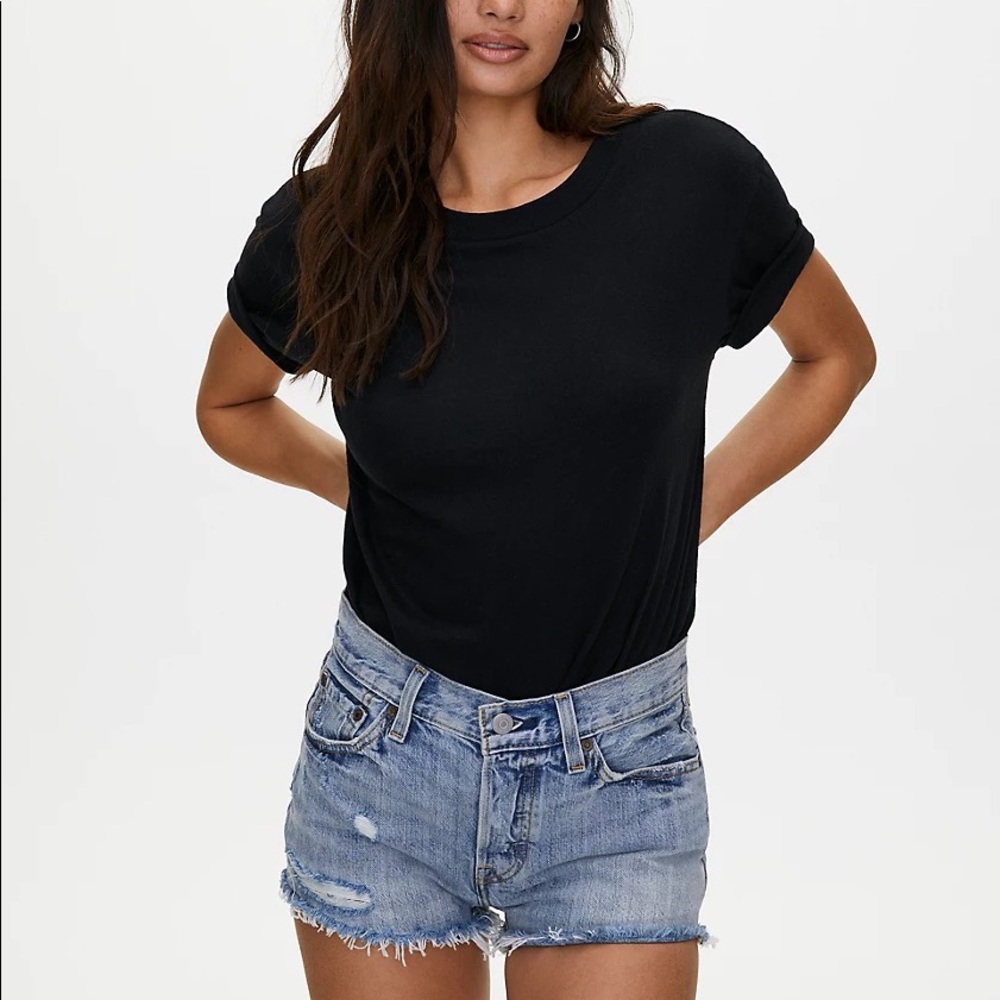 Levi’s 501 Distressed Light Wash Shorts